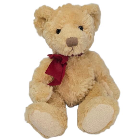 Russ Berrie‎ Vintage Spencer Teddy Bear Frown Stuffed Animal Plush Toy 7" - Picture 1 of 6